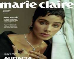The actress appeared on the cover of Marie Claire magazine in its August 2022 issue.